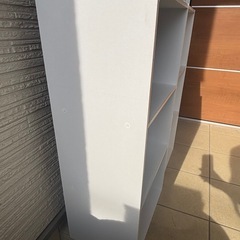 カラーボックス ホワイト 2点セットの画像