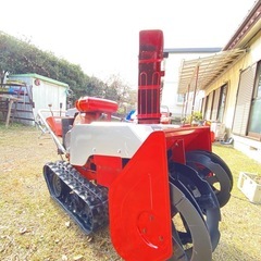 除雪機　フジイ　スノーロータリー　700-SL セルスタート　ガソリン　オーガ上下油圧式 の画像