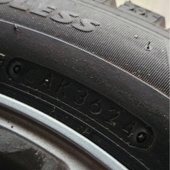 商談中　新品スタッドレスタイヤホイール付き！155/65R13の画像