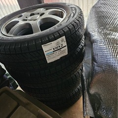 商談中　新品スタッドレスタイヤホイール付き！155/65R13の画像