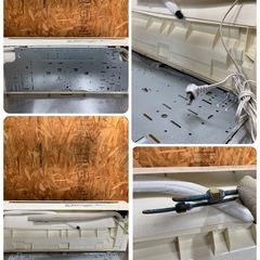 a(7707) 【動作品】三菱 ルームエアコン 霧ヶ峰 MSZ-EX22E8-W 100V 50/60Hz 13Kg 6~8畳 リモコン付 2個口発送 直接お引き取り歓迎 大阪の画像