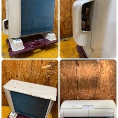 a(7707) 【動作品】三菱 ルームエアコン 霧ヶ峰 MSZ-EX22E8-W 100V 50/60Hz 13Kg 6~8畳 リモコン付 2個口発送 直接お引き取り歓迎 大阪の画像