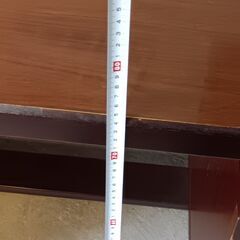 【無料】書斎大型机　天板 横幅約145cm 縦幅約78cm　高さ約75cmの画像