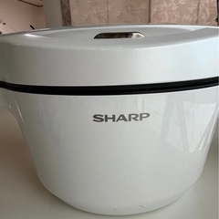 SHARP 電気圧力鍋 KN-HW16E-W 1.6Lの画像