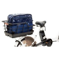 【最大容量＆軽量】自転車用リアバスケット／自転車の後ろカゴ／かご／OGK技研 ／大型パイプリアバスケット／お値下げ不可の画像