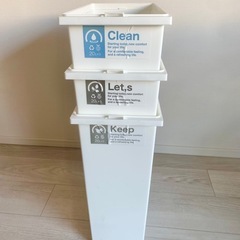 ゴミ箱　20リットル×3個セットの画像