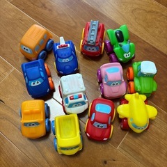 くるまのおもちゃセットの画像