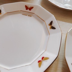 ハナエモリ　ケーキ皿5枚セットの画像