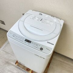 中古家電セット( 冷蔵庫 MITSUBISHI 146L 2022年製 MR-P15H-W 洗濯機 SHARP 7kg 2022年製 ES-GE7F-W 風呂水ホース)の画像