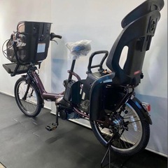 1年保証 送料無料　ヤマハ　パスキッス　20インチ　紫色　電動アシスト自転車　g1130の画像