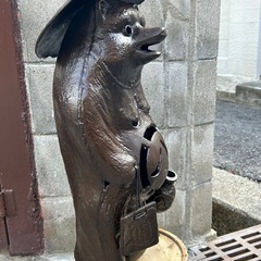 鉄製タヌキの画像