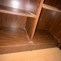 木製本棚の画像