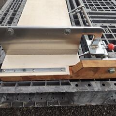 中古品  業務用 手動式 麺切り機 麺切カッター スライド式 麺切台 うどん 製麺用 食品事業者向けの画像