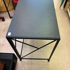 折りたたみデスク ブラック幅100cm×奥行50cm×高さ71cm   【ジャングルジャングル岩出店】【B303】和歌山 岩出市 紀の川市 海南市の画像