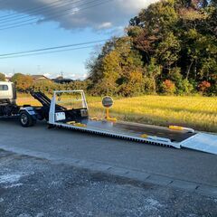 【K-0037】いすゞ　エルフ　NPR88YN　セルフローダー 　フルフラット　花見台　ウインチ付 H30　車検付　3150kg　メッキパーツ　茨城県の画像