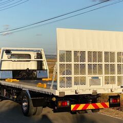 【K-0037】いすゞ　エルフ　NPR88YN　セルフローダー 　フルフラット　花見台　ウインチ付 H30　車検付　3150kg　メッキパーツ　茨城県の画像