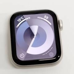 【良品】Apple Watch SE 第2世代/GPS/40mm/A2722/スターライト〈MR9U3J/A〉の画像