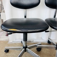 3脚セット 事務用 回転 椅子 キャスター付き KOKUYO コクヨ 高さ調節可能 オフィス チェア 事務用品 デスクチェア の画像