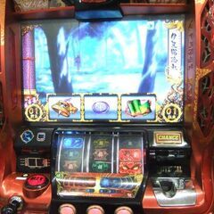 ジャンク品 バジリスク絆TK 朧パネル 2015 コイン不要機セット エレコ メダル不要機 パチスロ スロット  実機 札幌市厚別区 厚別店の画像