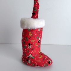 クリスマス 5個セット『ハンドメイドツリー』『ディズニーブーツ』『絵本』『壁掛オブジェ』の画像