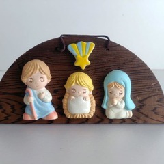 クリスマス 5個セット『ハンドメイドツリー』『ディズニーブーツ』『絵本』『壁掛オブジェ』の画像