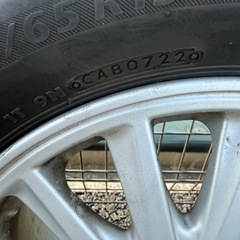 大阪手渡し！ノア 80ハイブリッド　純正アルミホイール タイヤBRIDGESTONE トヨタ 4本セット195 65 15の画像