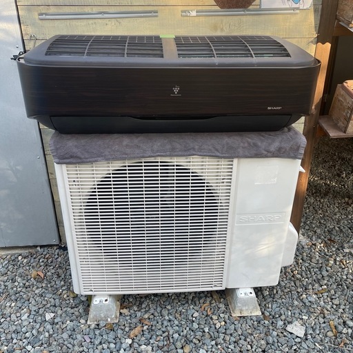 家庭用大型エアコン　SHARP AY-T63SX-T 20畳　200V 木目　② 家庭用大型エアコン SHARP AY-T63SX-T 20畳 200V 木目