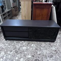 ニトリ テレビボード テレビ台 W120×D38×H40.5㎝ 引出し 収納 ダークブラウン 札幌 東区の画像