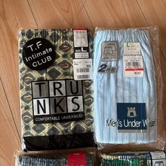 トランクス　6枚まとめて　下着　アンダーウェア　サイズL  LL 福岡　田川　筑豊　トランクス メンズ 6枚セット 綿100% Aセット 福袋 メンズ 下着 年間 プリント柄 パンツ 前開き おしゃれ コットン 涼しい 大きいサイズ 男性  全て未使用品です。の画像