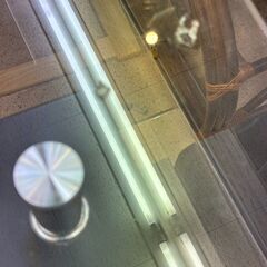 ガラスローテーブル幅100cm×奥行60cm×高さ42cm 【ジャングルジャングル岩出店】【B305】和歌山 岩出市 紀の川市 海南市の画像