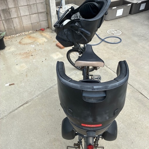 ママフレロック　チャイルドシート付き自転車　ママチャリ
