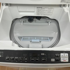 ⭐︎ドリーム荒牧店⭐︎ジモティー割引有⭐︎【クリーニング済み】シャープ　5.5kg洗濯機 ES-TX5EJ 2021年製の画像