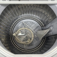 ⭐︎ドリーム荒牧店⭐︎ジモティー割引有⭐︎【クリーニング済み】シャープ　5.5kg洗濯機 ES-TX5EJ 2021年製の画像