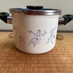 星座柄ホーロー鍋の画像