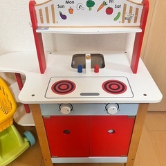 おままごと　キッチン　カート付きの画像