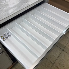 ニトリ リガーレ キッチンカウンター セラミック天板 2024年製 約10万円 食器棚の画像