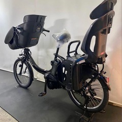 1年保証 送料無料　ヤマハ　パスミニアン　20インチ　黒色　電動アシスト自転車　g1130の画像