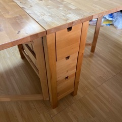 IKEA NORDEN バタフライテーブル　折りたたみテーブルの画像