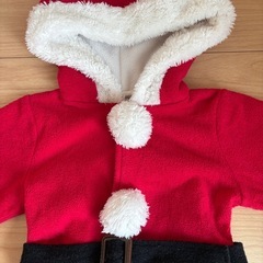 赤いサンタコスチューム 80サイズ　サンタ　女の子の画像