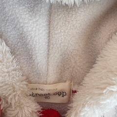 赤いサンタコスチューム 80サイズ　サンタ　女の子の画像