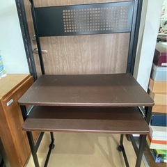 パソコン　PCデスク　3段　学習机にもの画像