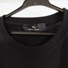 MATIN AVENIR（新品未使用） ブラックロンT 長袖 バックロゴ 朝倉未来 ブランド ストリート系 カジュアル シンプルデザイン  251127-6Tの画像