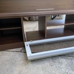 【リユースショップスパークル】大型テレビボード　No.162　テレビ台　TV収納　収納たくさん♪　ローランド　リビング収納　ダークブラウン　配送設置可能♪の画像