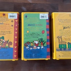 メイシーちゃん英語VHSビデオ3巻セットの画像