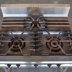 ≪yt1317ジ≫ 北沢産業 3口ガスコンロ 都市ガス用 リユースストレージ仙台 60407-10の画像