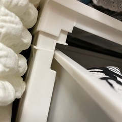 収納ケースプラチェスト　ブラウン　ホワイト　プラケース衣装ケース衣類収納おもちゃ収納タンスたんす箪笥フィッツの画像