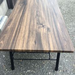 JM20478S)ローテーブル 折りたたみ可能 武田コーポレーション  幅：約90cm 高さ：約33cm 奥行：約45cm 中古品【取りに来られる方限定】の画像