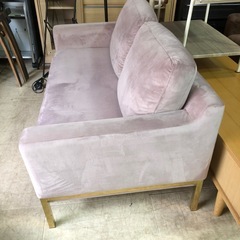 Franc franc フランフランのスプランソファ2S 2人掛けソファ ＋オットマン コーナーソファ カウチソファ ソファ 2pソファ の画像