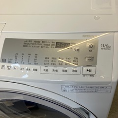 K2511-421 HITACHI ドラム式洗濯機 BD-SG110H 11.0kg 乾燥6.0kg 2022年製 乾燥動作確認済み キズ汚れ有りの画像