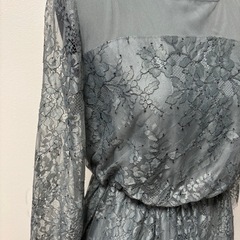 🌺グリーン系　パーティドレスの画像